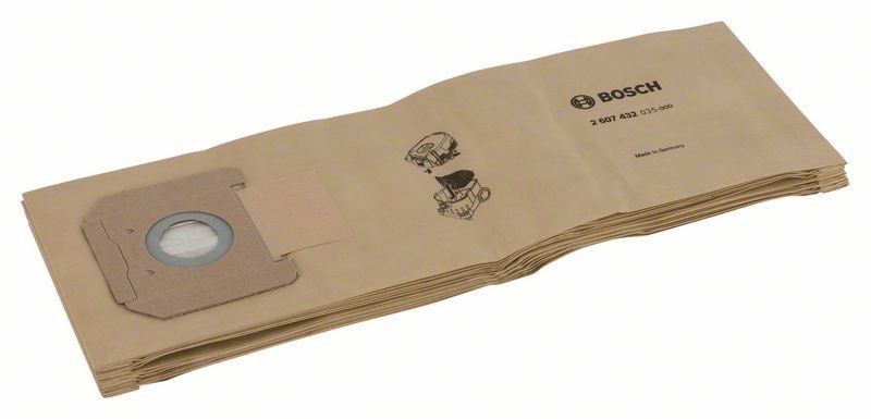 BOSCH Papírové filtrační sáčky pro GAS 35 L AFC, SFC+, GAS 35 M AFC 5 ks 2.607.432.035