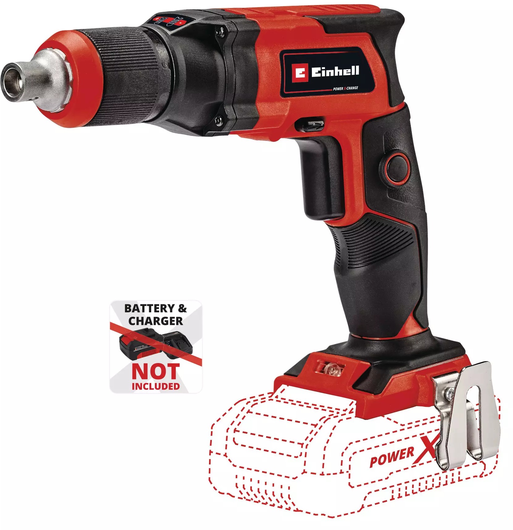 EINHELL Šroubovák AKU na sádrokarton TE-DY 18 Li-Solo, 4259980 (bez AKU)
