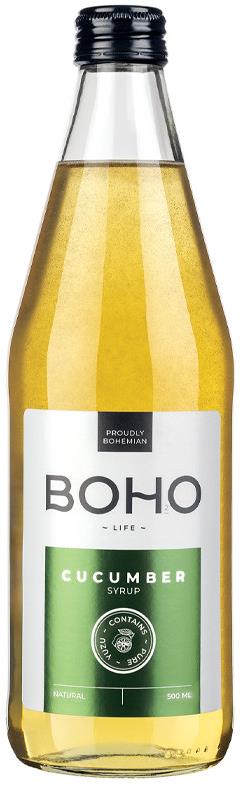 BOHO Sirup, Okurka, 0,5 l