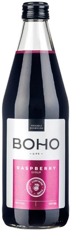 BOHO Sirup, Malina, 0,5 l
