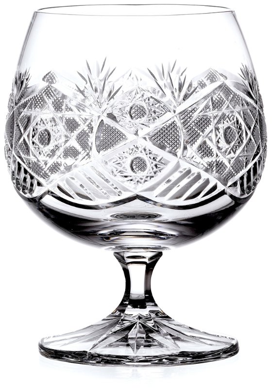 Bohemia Crystal Ručně broušené sklenice na brandy a koňak Bratislava 250 ml (set po 6 ks)