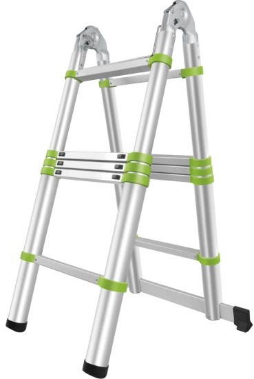 FIELDMANN Žebřík/štafle teleskopické 3,2 m/1,6 m, 10 příček FZZ 4003