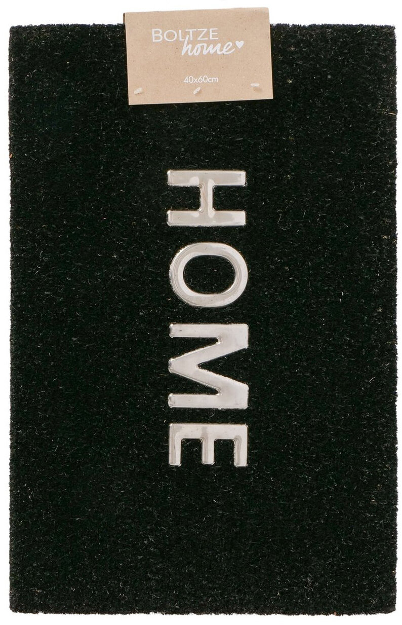 Boltze Kokosová rohožka HOME 40 × 60 cm, černá
