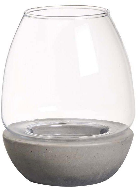 Bolsius Svícen Sparkle light, nerozbitný čirý plast, 100 × 120 mm
