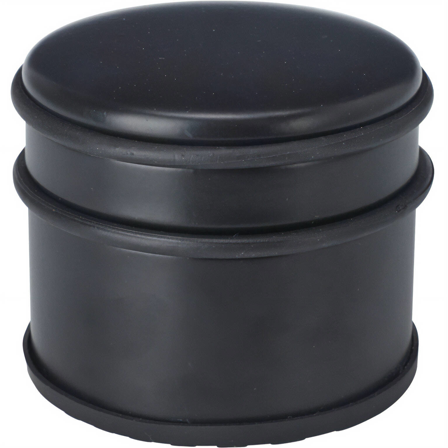 EH Excellent Houseware Klasická dveřní zarážka, černá, průměr 9 cm
