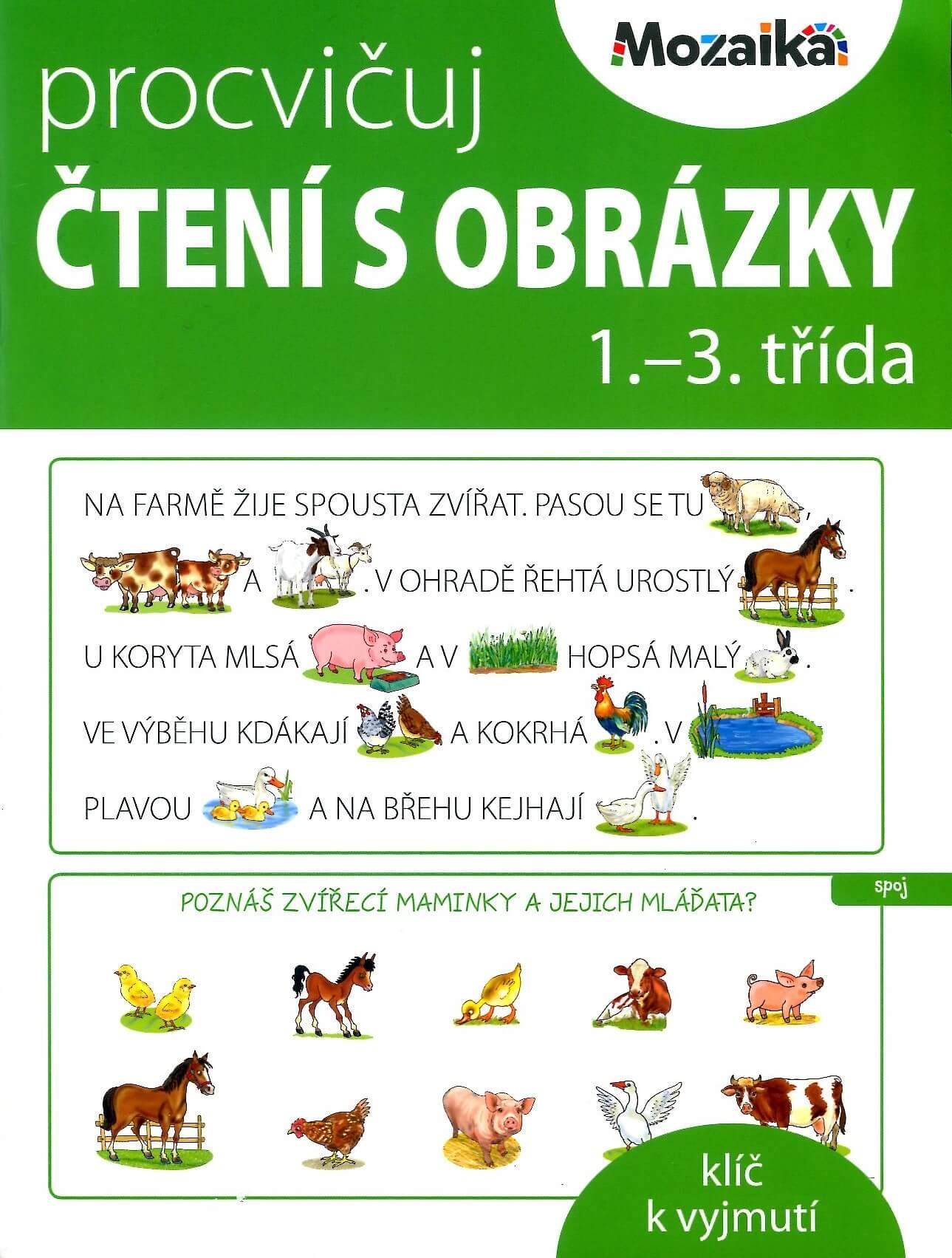 Procvičuj čtení s obrázky, 1.- 3. třída