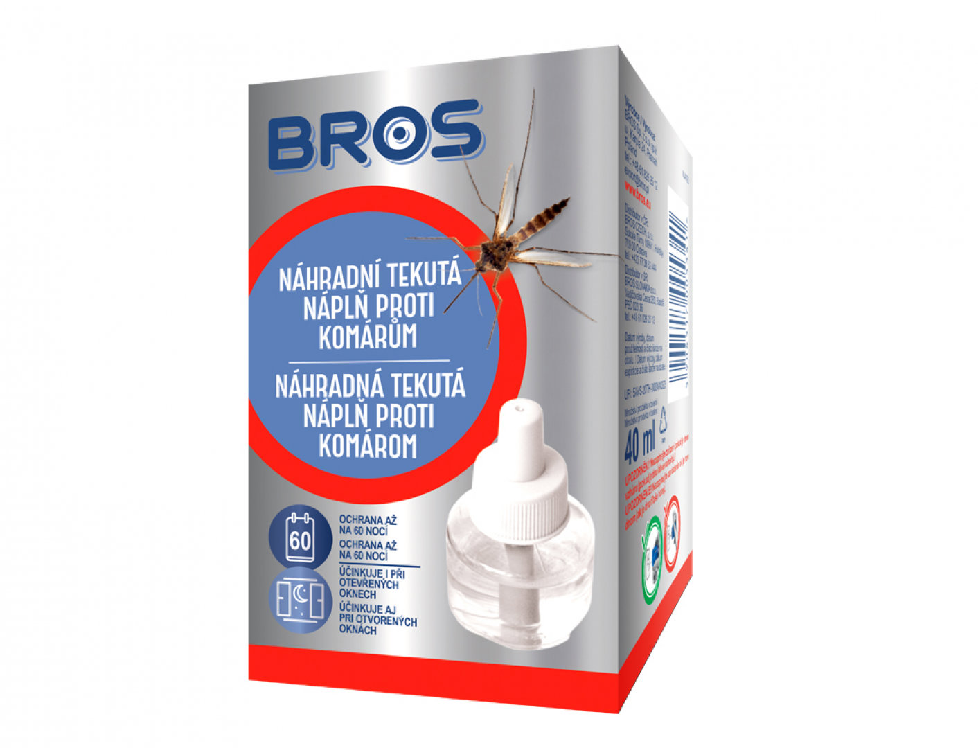 BROS tekutá náplň proti komárům 40 ml
