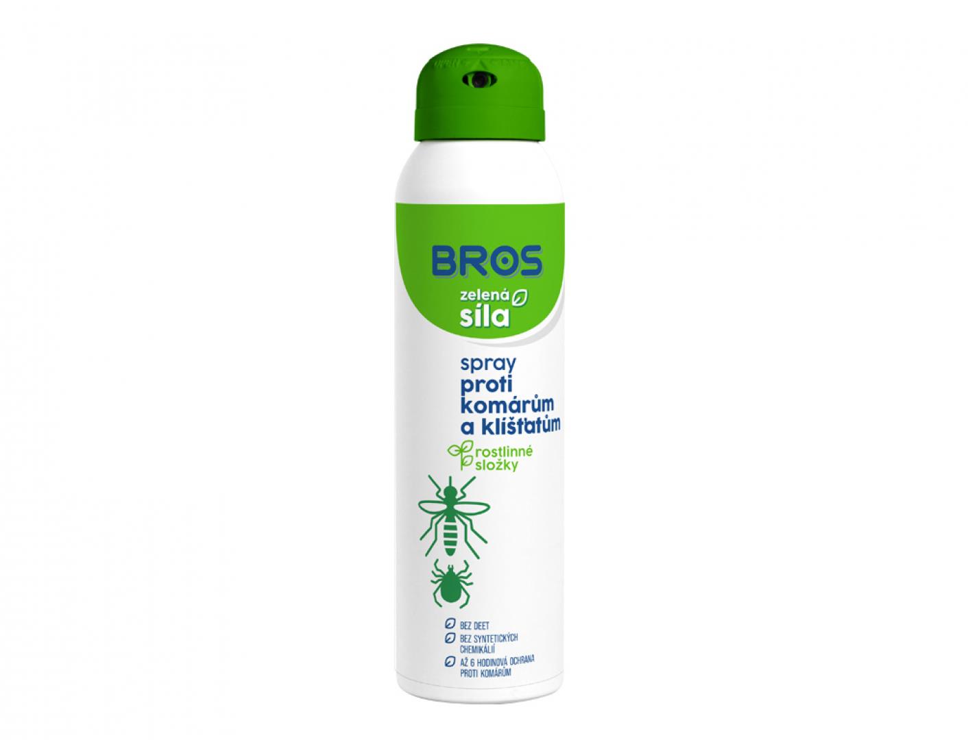 BROS Zelená sílaproti komárům a klíšťatům 90 ml