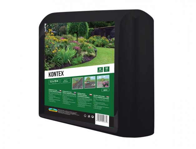 MILMAR Netkaná textilie KONTEX, 3.2 x 10m, černá
