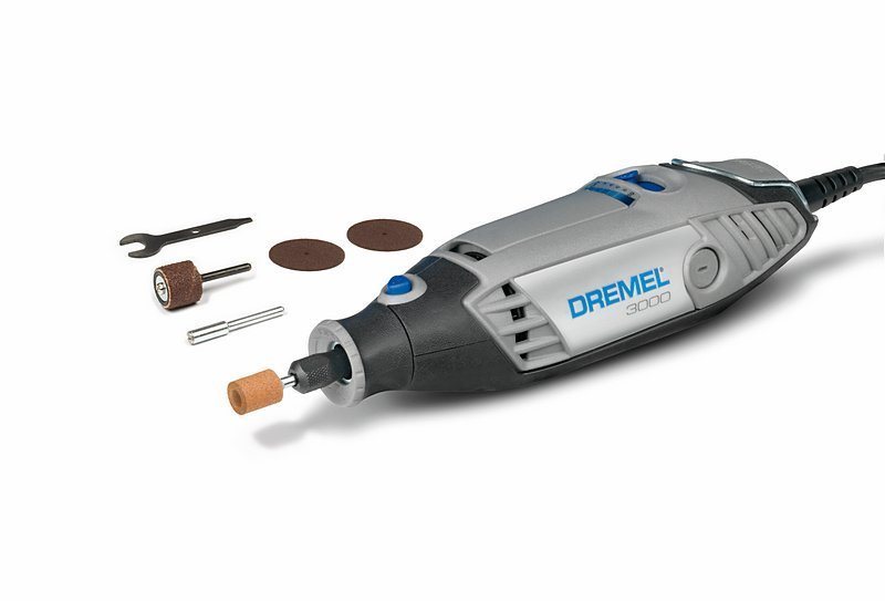 DREMEL Přímá bruska elektrická 3000, 5 ks příslušenství F.013.300.0JW