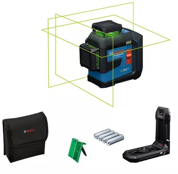 BOSCH Professional Čárový laser GLL 80-33 G LB10 0.601.065.500 (1 X 3 Ah)