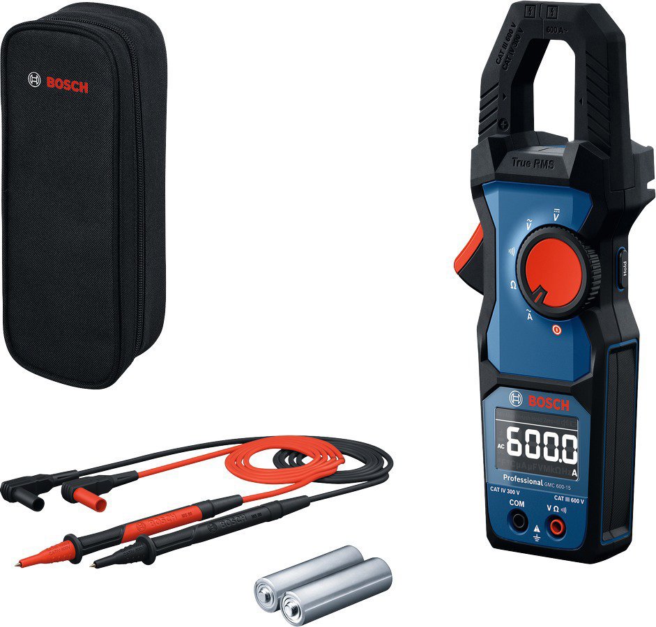 BOSCH Professional Klešťový multimetr GMC 600-15 0.601.077.600 (2xAA)