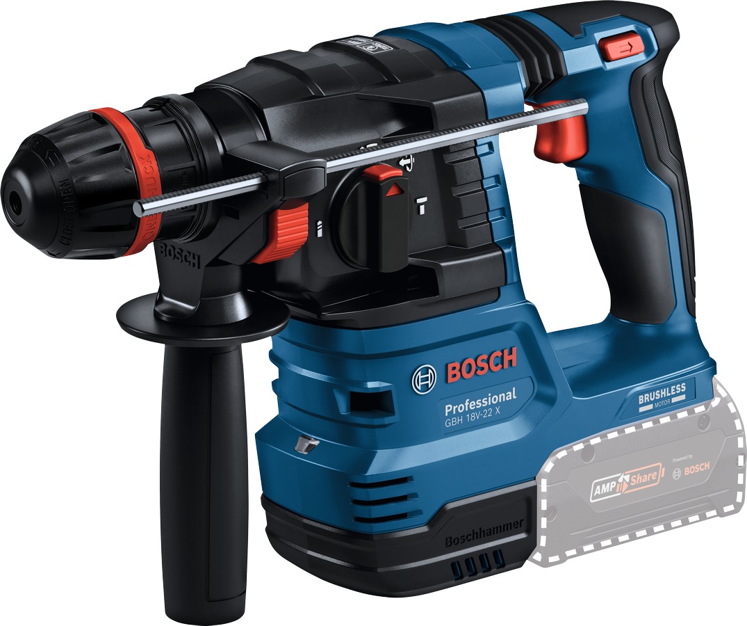 BOSCH Professional Kombinované vrtací kladivo AKU GBH 18V-22 × 0.611.924.100 (bez AKU)