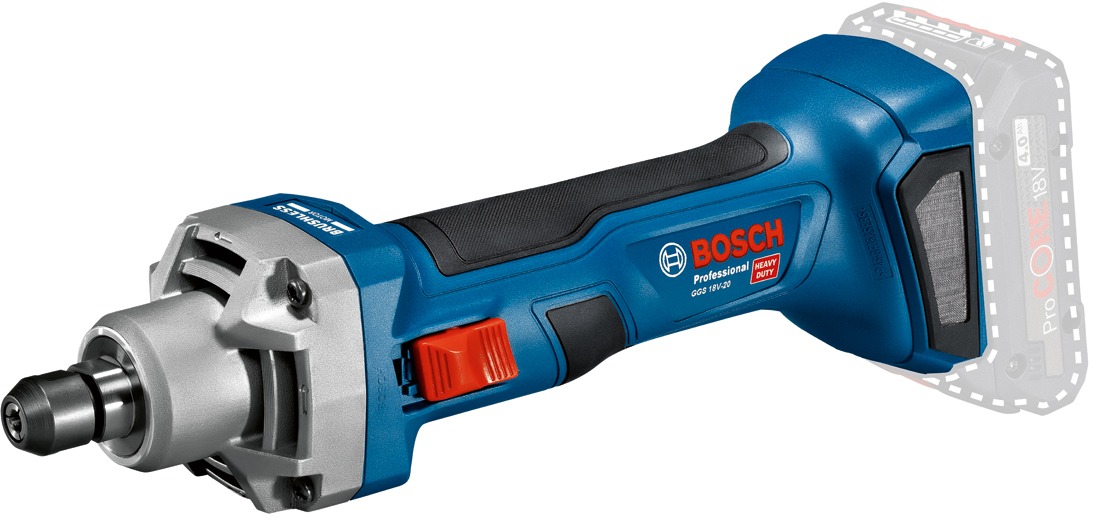 BOSCH Přímá bruska AKU GGS 18V-20 0.601.9B5.401 (bez AKU)