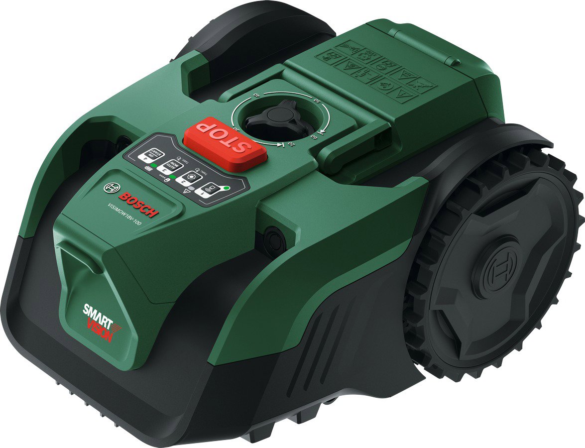 BOSCH Robotická sekačka Visimow 18 V-200 0.600.8E1.102 (1 × 5 Ah) + náhradní nože