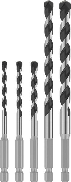 BOSCH Sada 5 ks vrtáků PRO HEX-5, 4/5/6 × 100, 8/10 × 150 mm 2.608.707.004
