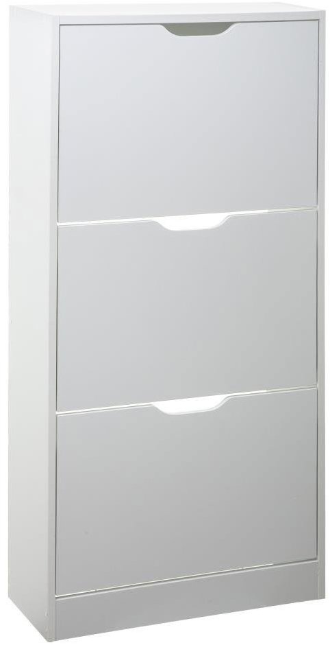 5five Simply Smart Komoda na boty úzká, 60 × 24 × 118 cm, bílá