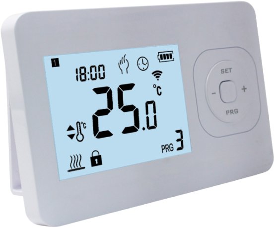 BOT WiFi pokojový bezdrátový termostat Tuya RT10 10 A bílý