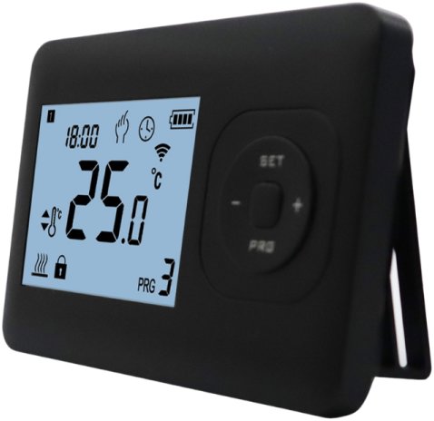 BOT WiFi pokojový bezdrátový termostat Tuya RT10 10 A černý