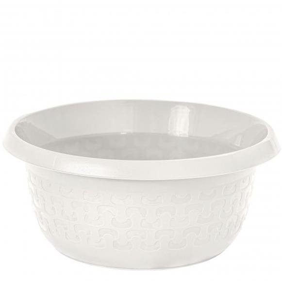 Branq Kulatý lavor/mísa Cotton 15l - antická bílá