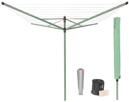 Brabantia Lift-O-Matic 50m, příslušenství, zelená