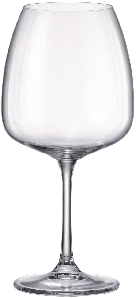 Bohemia Royal Crystal Sklenice na víno 8 ks SET DOUBLE FOR YOU, 4 ks 480 ml + 4 ks 680 ml