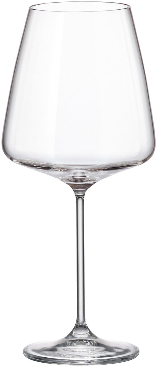 BOHEMIA ROYAL CRYSTAL Sada sklenic na červené víno Sora 650 ml 6 ks