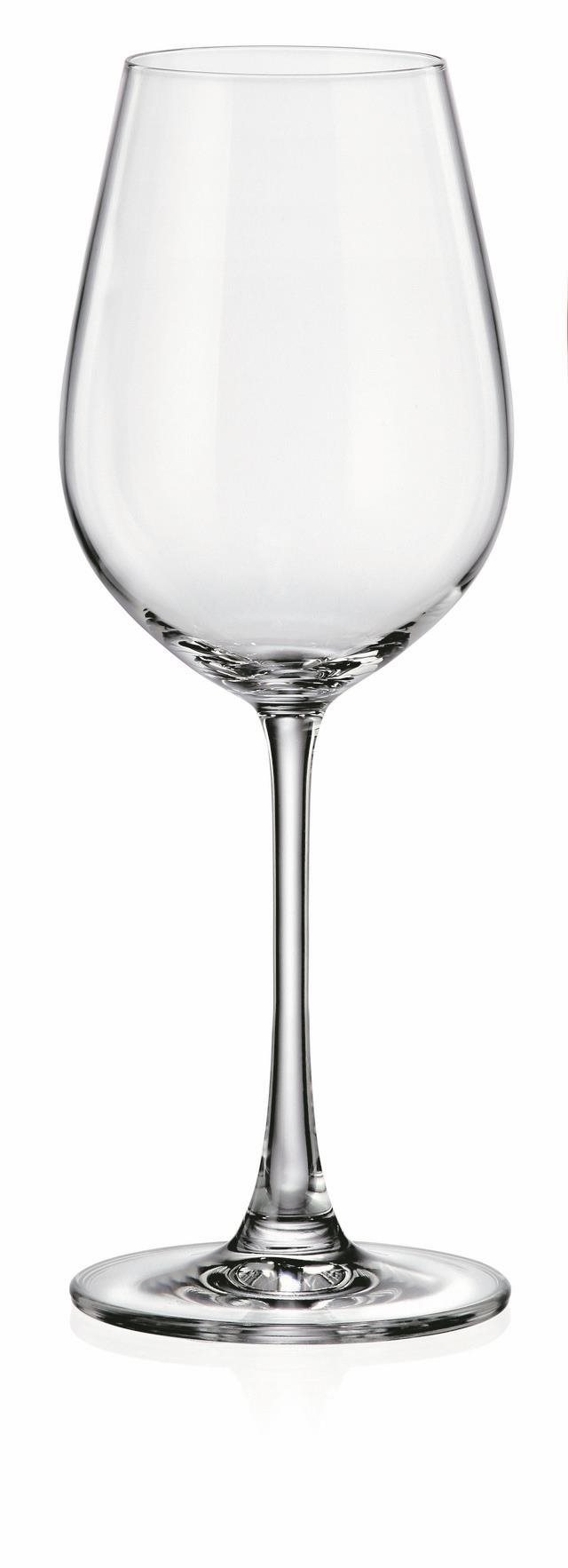 BOHEMIA ROYAL CRYSTAL Verona Sklenice na víno 400ml 6 ks