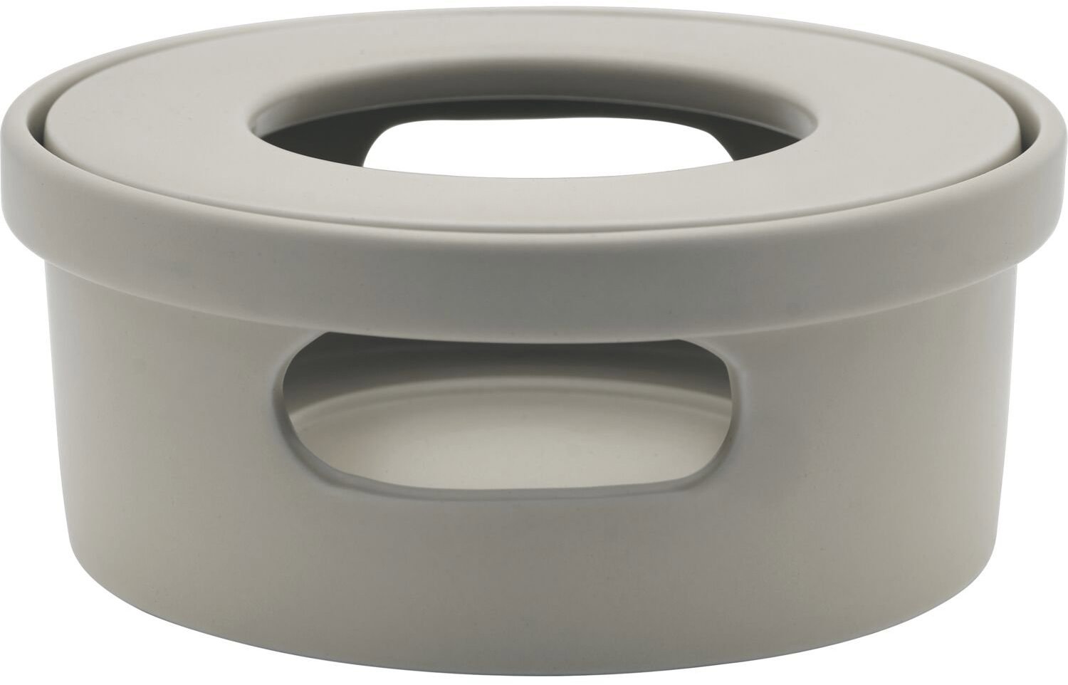 Bredemeijer Skagen Ohřívač na čajovou konvici, porcelán, šedý, výška 60 mm, průměr 140 mm
