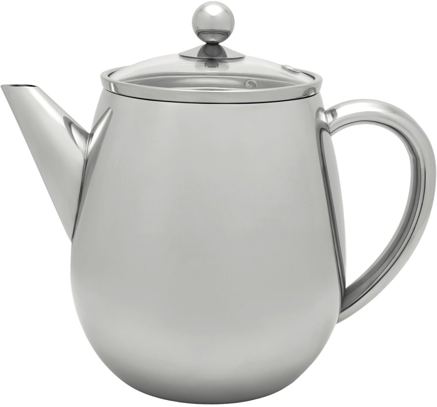 BREDEMEIJER Eva Čajová konvice, stříbrná, 1,1 l, 19,5 cm