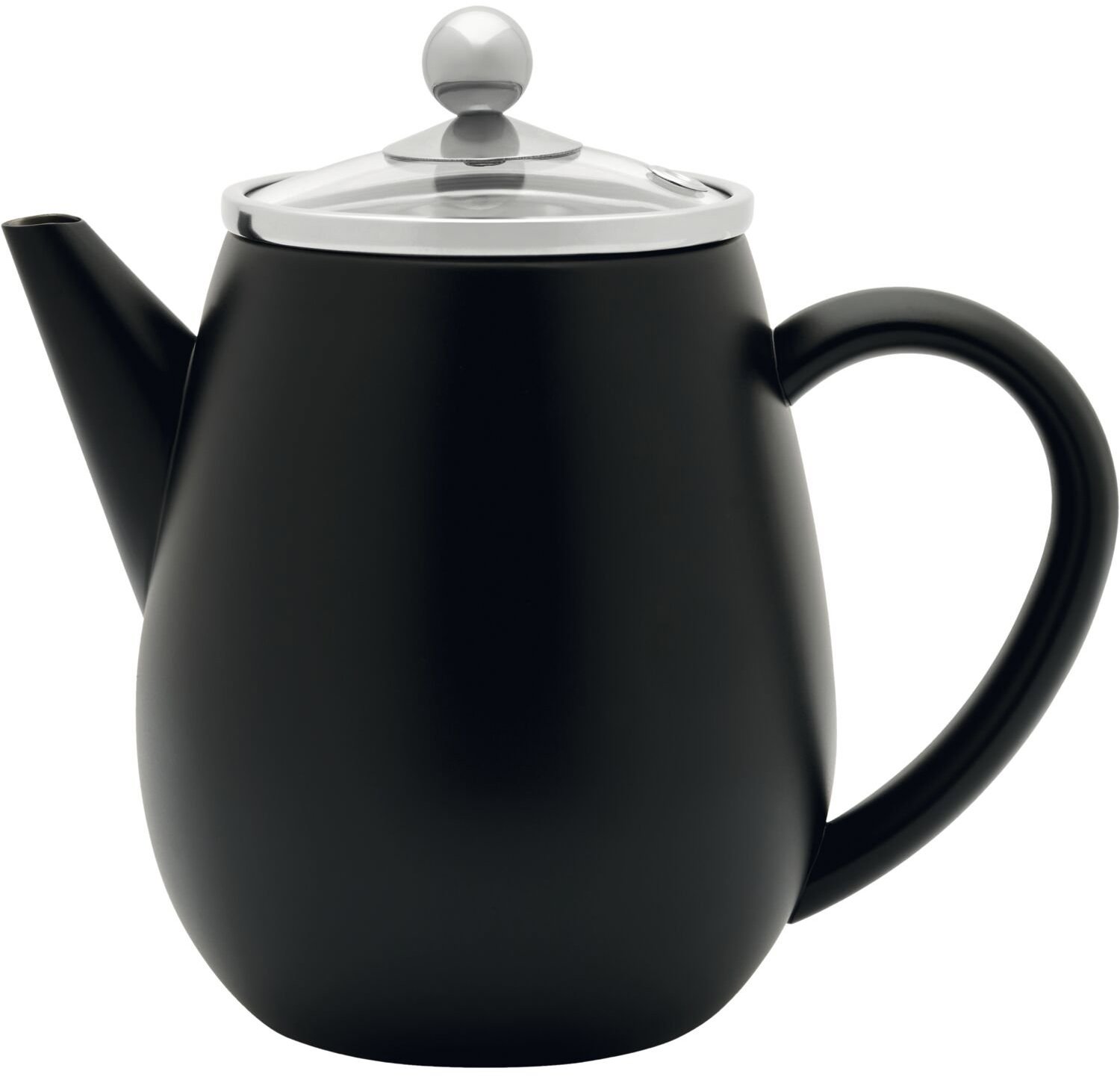 BREDEMEIJER Eva Čajová konvice, černá, 0,50 l, 16,5 cm