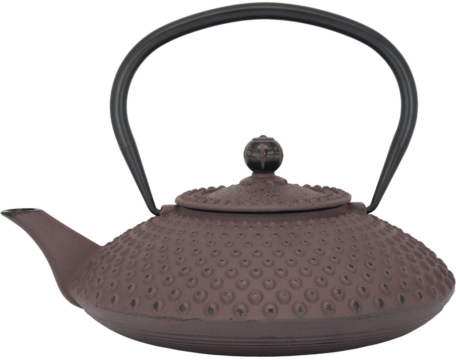 BREDEMEIJER Xilin Čajová konvice litinová, s filtrem, lilková, 1,25 l, 16,8 cm