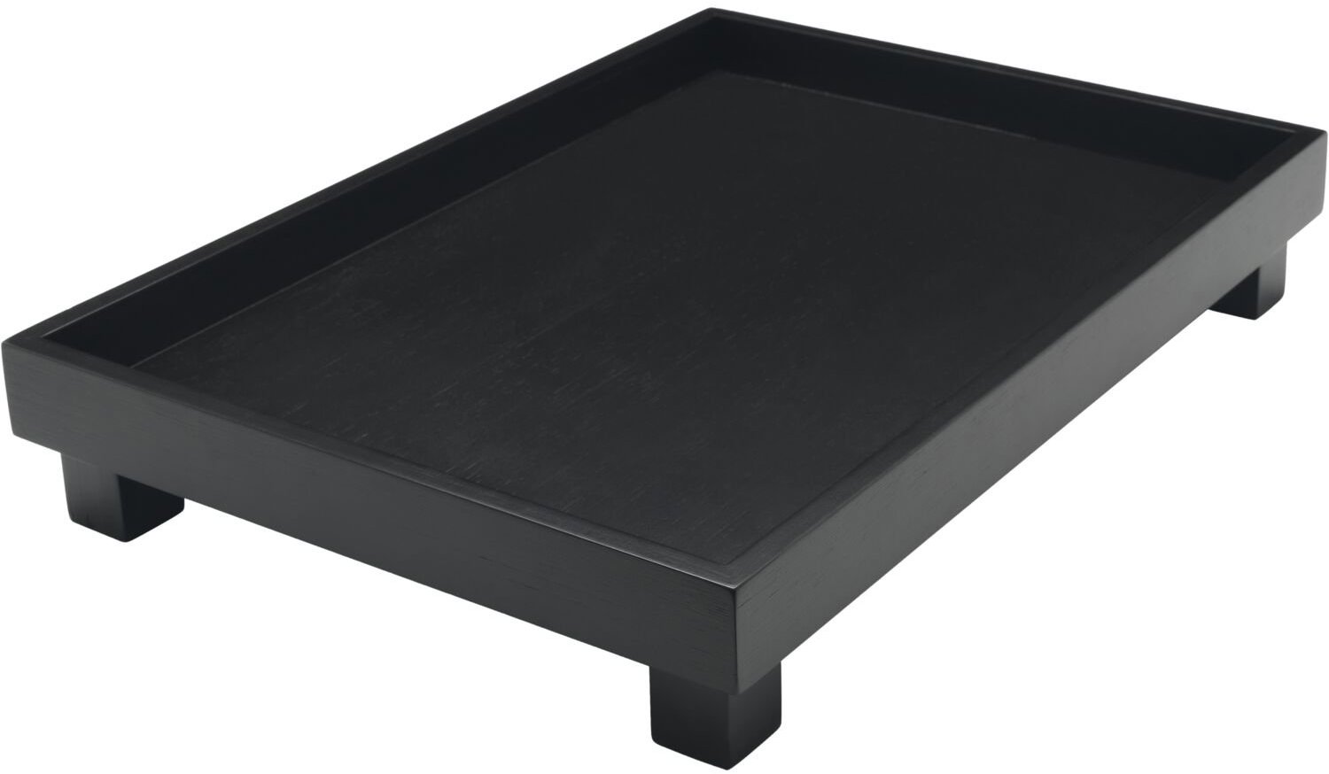 BREDEMEIJER Izumi Bambusový servírovací tác, výška 60 mm, délka 350 mm, šířka 250 mm, černý