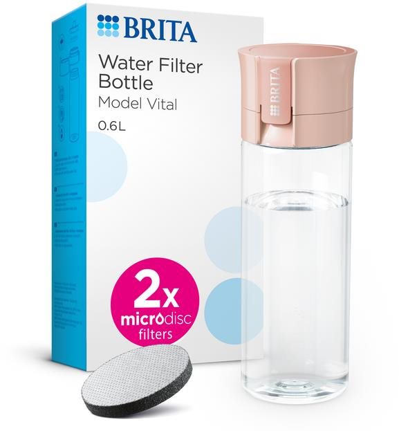 BRITA Fill&Go Vital 0,6 l meruňková + 2 × microdics 2024