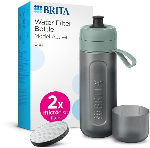 BRITA Fill&Go Active 0,6 l zelená + 2 × microdisc 2024