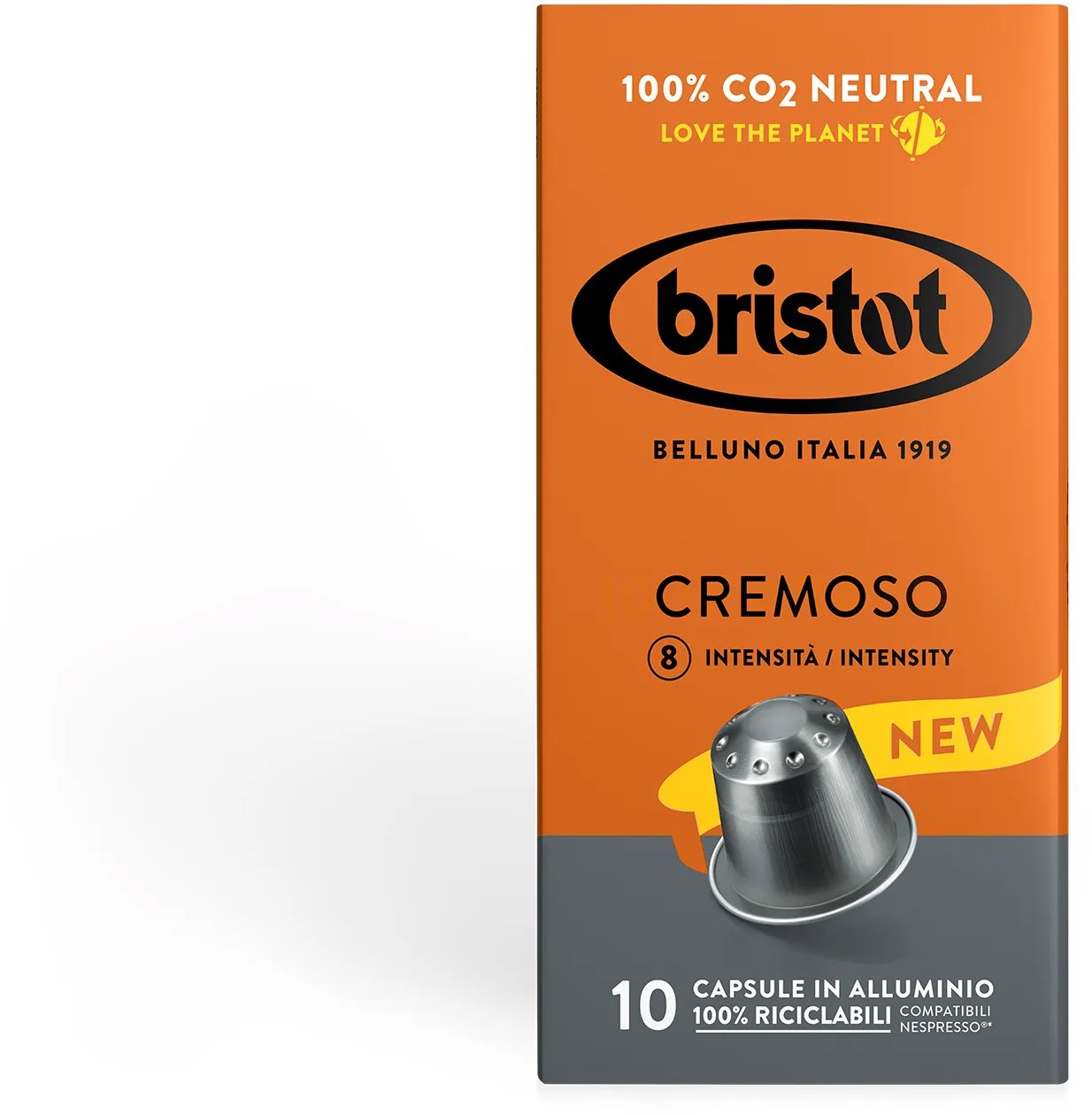 Bristot Cremoso 55g 10 kapslí