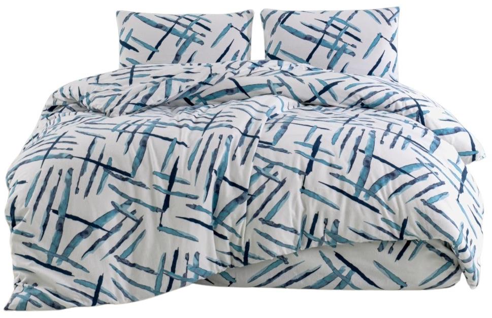 Brotex Prodloužené flanelové povlečení 140 × 220, 70 × 90 cm, Orlex blue