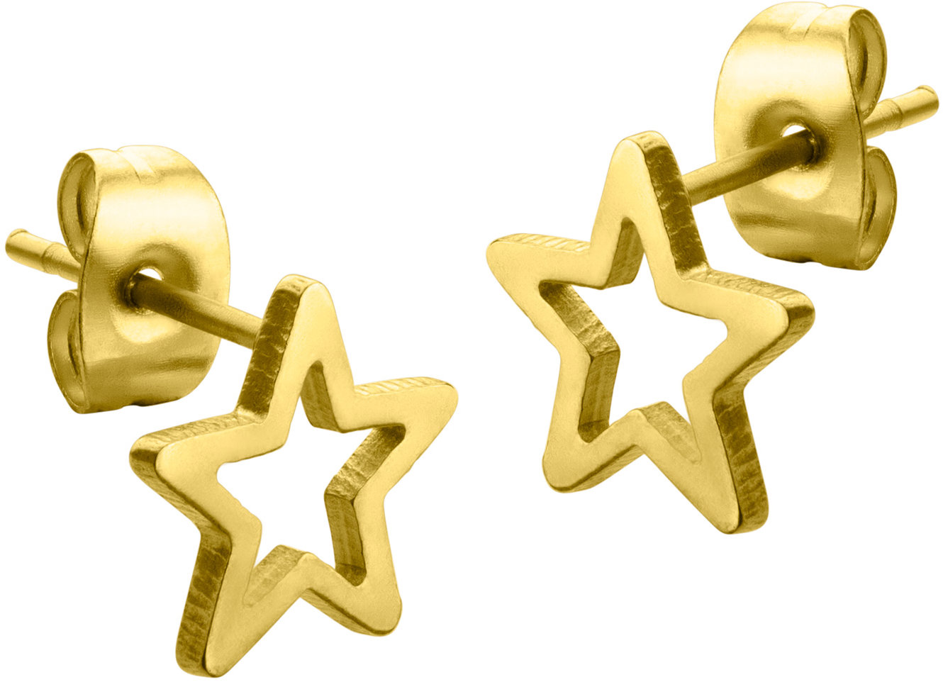 Bruno Náušnice HVĚZDA gold