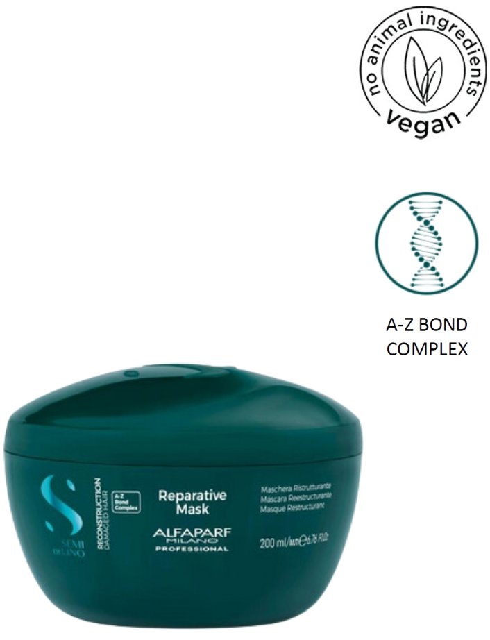 ALFAPARF MILANO Semi Di Lino Reconstruction Reparative Mask 200 ml