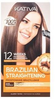 Kativa Brazilian Straightening Kit sada s keratinem pro narovnání vlasů 225 ml