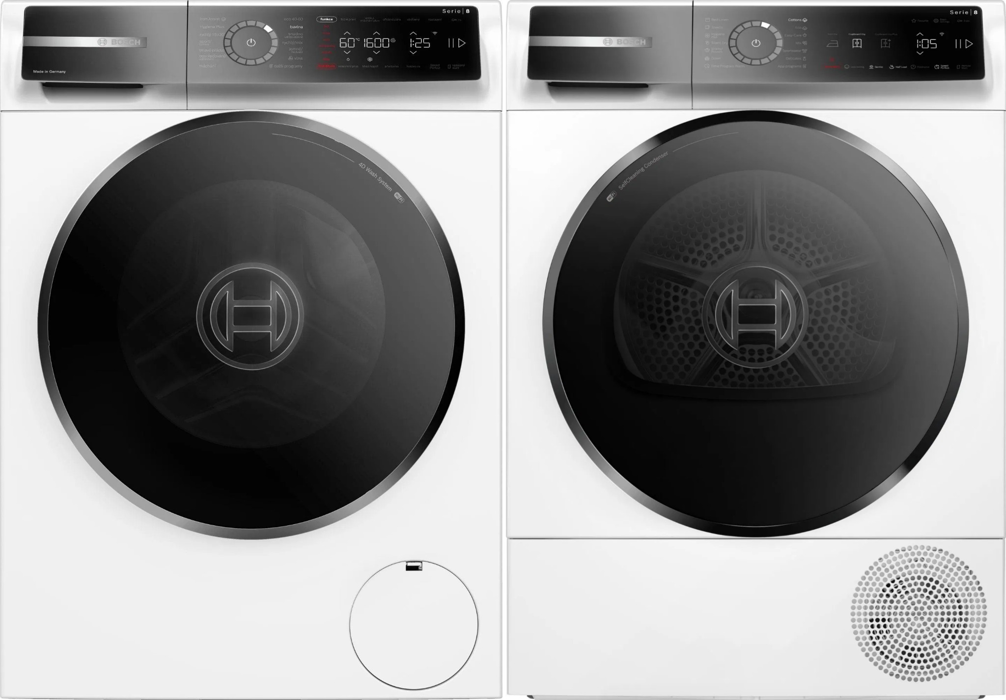 BOSCH WGB25602CS Serie 8 + BOSCH WQB246DMBY Serie 8