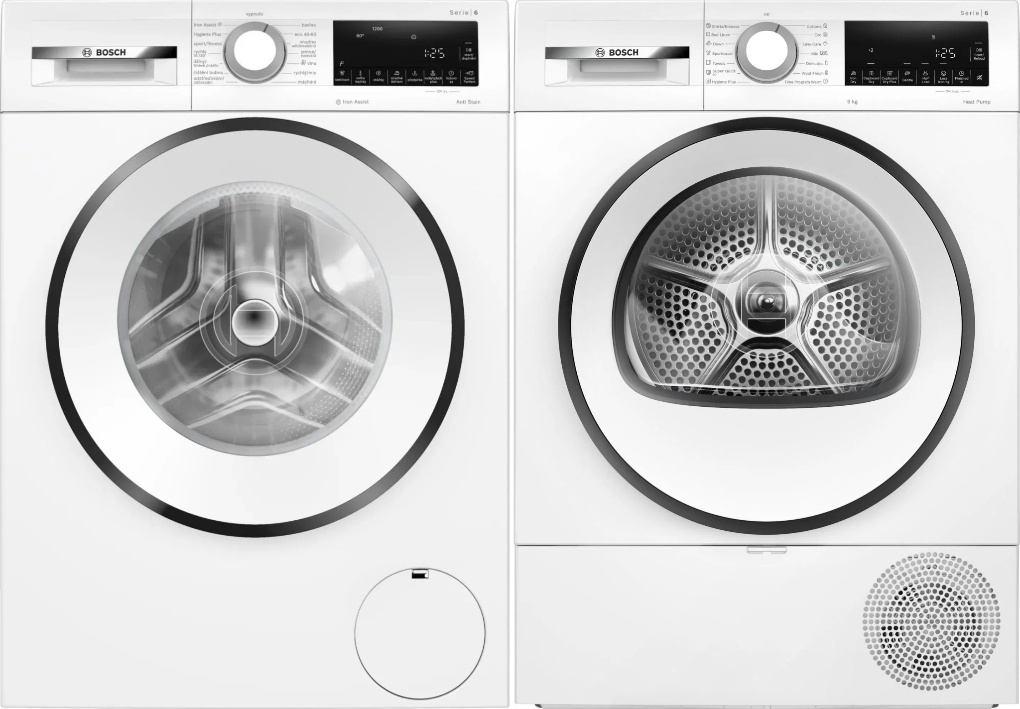BOSCH WGG242Z2CS Serie 6 + BOSCH WQG243D9CS Serie 6