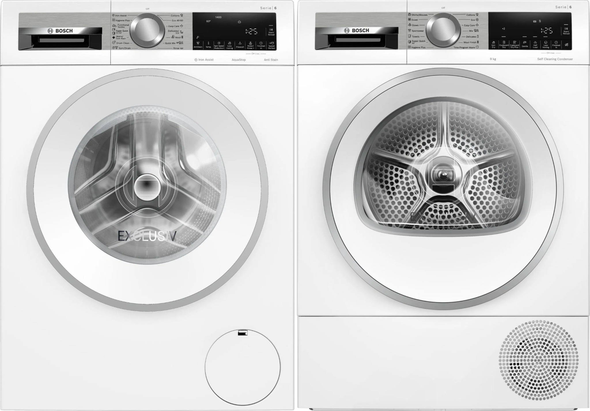 BOSCH WGG244Z9BY Serie 6 + BOSCH WQG24591BY Serie 6