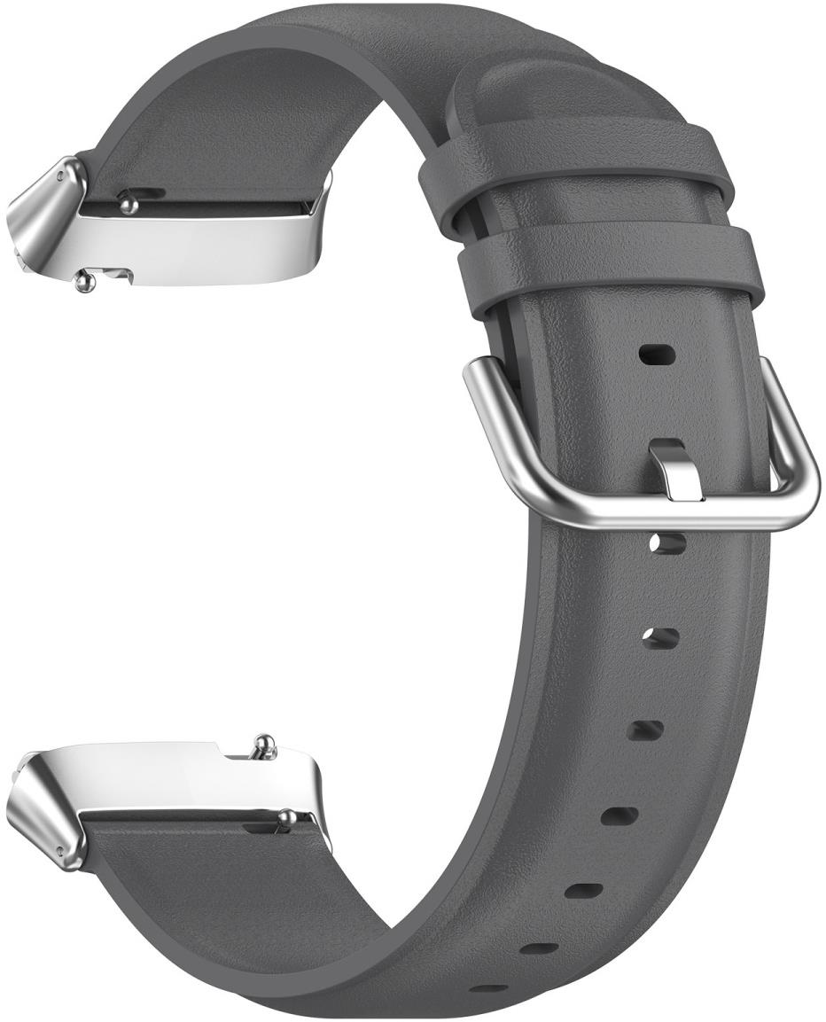BStrap Leather pro Xiaomi Redmi Watch 3 Active / Lite gray