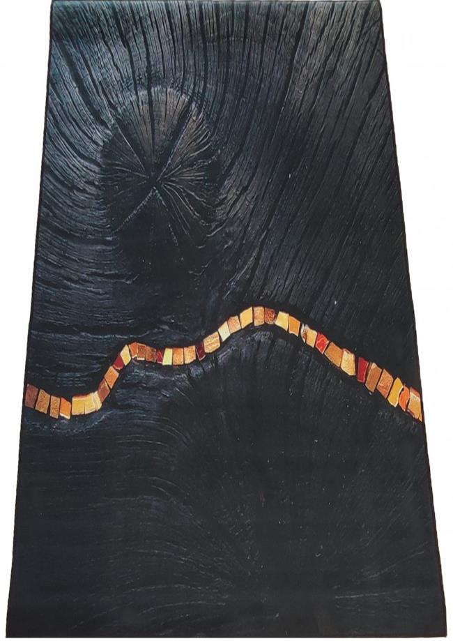 4sleep Kusový koberec Black & Gold 11 - 160 × 220 cm