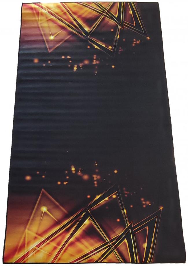 4sleep Kusový koberec Black & Gold 14 - 80 × 150 cm