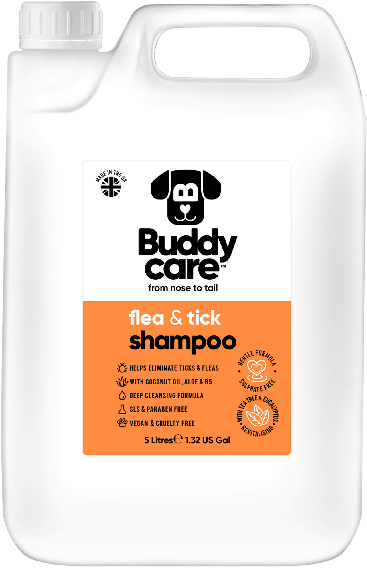 Buddycare Šampon pro psy Flea & Tick 5 l