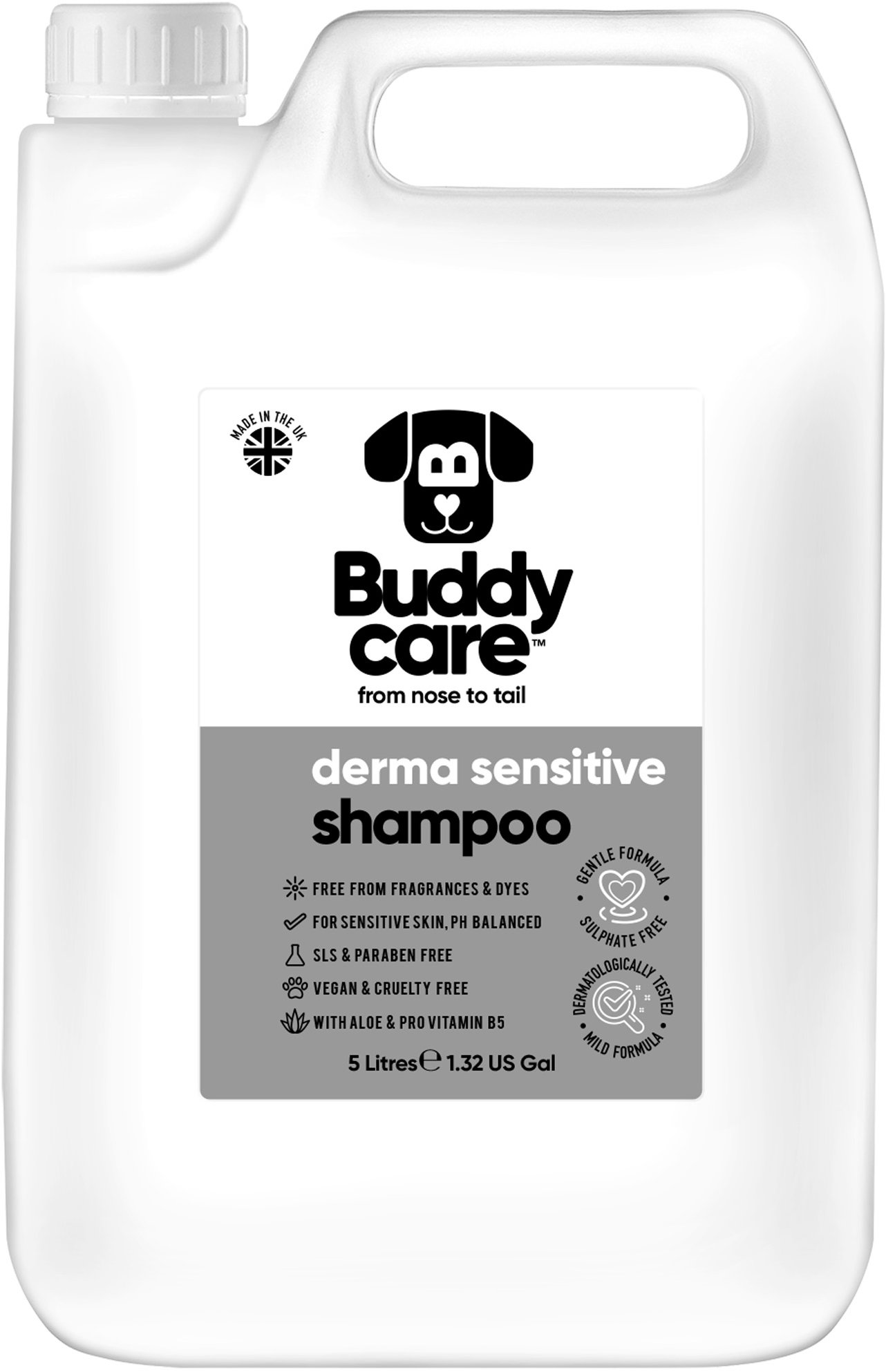 Buddycare Šampon pro psy Derma Sensitive 5 l