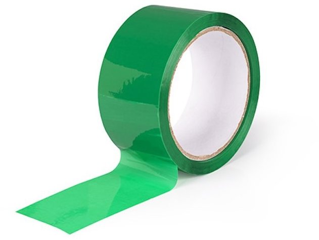 Bull Balící lepící páska 48 mm × 66 m, akryl, zelená, (42my), 6 ks
