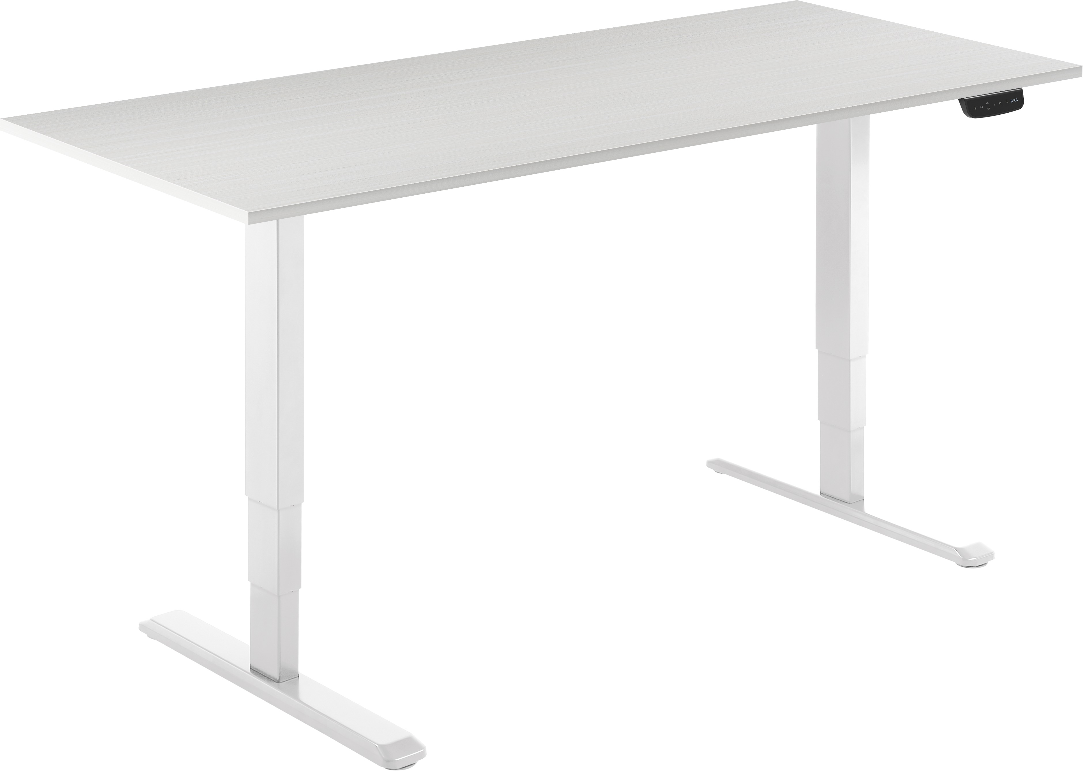 AlzaErgo Table ET1 NewGen bílý kancelářský stůl s deskou 140x80 cm